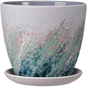  Горшок Живопись №3. 2,3л, сиреневый крокус 