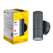 Светильник уличный настенный 70Вт GU10х2 IP65 серый 5113 /IEK Светильник уличный настенный 70Вт GU10х2 IP65 серый 5113 /IEK