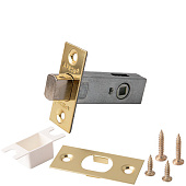  Задвижка дверная Апекс L-0126-G, латунь/золото 