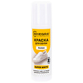 Краска для белой обуви SHEGRA (ШЕГРА) кожа, текстиль 75мл, губка, 700780