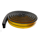 Уплотнитель D-профиль 14х12мм черн двойной Уплотнитель D-профиль 14х12мм черн двойной