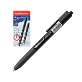  Ручка гелевая ErichKrause автоматическая черная со стираемыми чернилами 0,5мм  Magic Grip 48200 