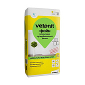  Шпаклевка полимерная суперфинишная Файн белая (20кг) /Vetonit 