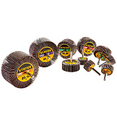 Круг шлифовальный лепестковый 50х20мм Р60 на шпильке STAYER Круг шлифовальный лепестковый 50х20мм Р60 на шпильке STAYER