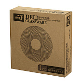 Тарелка стеклянная глубокая, 28 см EQ1101-4 Тарелка стеклянная глубокая, 28 см EQ1101-4