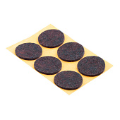 Пункт фетр.самокл. d35мм св.корич (6 шт) "Element" Пункт фетр.самокл. d35мм св.корич (6 шт) "Element"