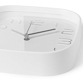 Часы настенные квадрат 25х25см, корпус белый+серебро, "Классика", Рубин Часы настенные квадрат 25х25см, корпус белый+серебро, "Классика", Рубин