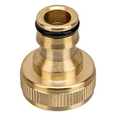 Адаптер латунный, 3/4", внутр/ резьба/ PALISAD 65825 Адаптер латунный, 3/4", внутр/ резьба/ PALISAD 65825