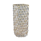  Ваза настольная "Альма галант" круги, 24х10 см,стекло, 10697729 