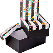  Подарочная коробка «Festive confetti», 21х14х8.5 