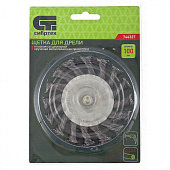 Щетка дисковая д/дрели 100мм круч. метал. пров. Matrix Щетка дисковая д/дрели 100мм круч. метал. пров. Matrix