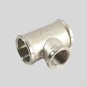 Тройник переходной 3/4"х1/2"х3/4" ник
