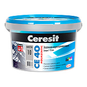  Затирка CE40 Aquastatic 10 манхеттэн (2кг) /Церезит 