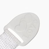  Блокираторы для дверей и ящиков 20,5см, 6шт, белые, таканевые 