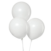 Воздушные шары латексные 12", пастель, 100 шт., белые 4986521 Воздушные шары латексные 12", пастель, 100 шт., белые 4986521