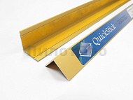 Алюминиевый уголок cамокл 20х20х1 2м Золото QuickStick