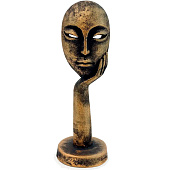  Фигурка гипс «Бюст: Маска в руке», винтаж, 20 см 7503598 