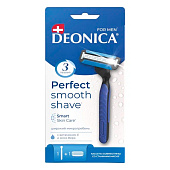 Бритвенный станок со сменной кассетой DEONICA 3 лезвий FOR MEN Арнест