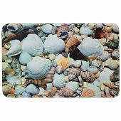  Коврик для ванной 50х80 Mat-Shell Ракушка микрофибра 000481 Рыжий кот 