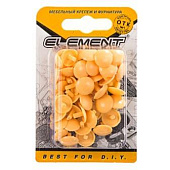 Заглушки на меб.стяжку 5мм сосна (50 шт) "Element"