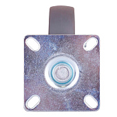  Опора колесная повор.на площ. 75мм пласт/резин, 1шт 