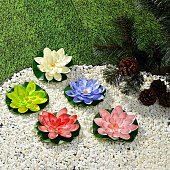  171-002 Лилия декор д/пруда ПВХ, 15см, 12 цветов 
