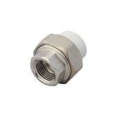 Муфта комб разъемная ВР 20х1/2" PPR Муфта комб разъемная ВР 20х1/2" PPR