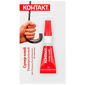 Супер-клей Контакт универсальный 1г Супер-клей Контакт универсальный 1г