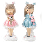 Сувенир полистоун "Девочка с оленьими рожками и мишкой в руках" МИКС 8х6,4х16,5 см 9901354 Сувенир полистоун "Девочка с оленьими рожками и мишкой в руках" МИКС 8х6,4х16,5 см 9901354