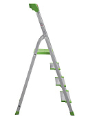 Стремянка алюминиевая 4 ступени, высота платформы 81см, макс. нагр. 180кг., Новая высота Стремянка алюминиевая 4 ступени, высота платформы 81см, макс. нагр. 180кг., Новая высота