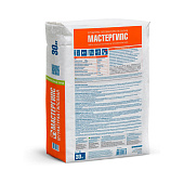Штукатурка гипсовая ручного и машинного нанесения Мастергипс (30кг) /Гипсополимер Штукатурка гипсовая ручного и машинного нанесения Мастергипс (30кг) /Гипсополимер
