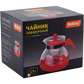  Чайник заварочный Mallony Decotto-1500 с пластиковой ручкой 910107 