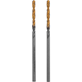  Сверло по металлу, 2,0мм, Р6М5, (уп.2шт) Denzel 