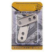 Держатель для овал.штанги 30x15мм мет. хром 2 шт Держатель для овал.штанги 30x15мм мет. хром 2 шт