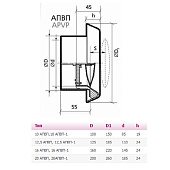 Анемостат приточно-вытяжной Д=160 16 АПВП Анемостат приточно-вытяжной Д=160 16 АПВП