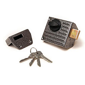 Замок накладной ЗН1-3 бронза Зенит Замок накладной ЗН1-3 бронза Зенит