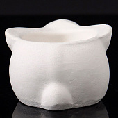  Подсвечник на 1 свечу «Заяц», 9?6?4 см, натуральный, гипс 10896152 