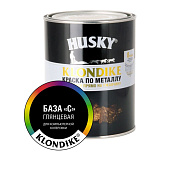 Краска по металлу глянц.HUSKY-KLONDIKE база С 0,9л