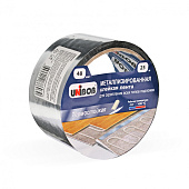 Металлизировнная клейкая лента для скрепления подложек UNIBOB 48мм х 25м Металлизировнная клейкая лента для скрепления подложек UNIBOB 48мм х 25м