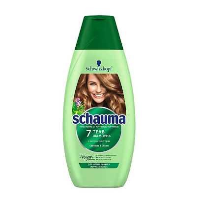  Шампунь Schauma 7 трав 380/360 мл 