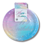 Набор бумажных тарелок 8 шт. "Magical birthday party" (180 мм) Набор бумажных тарелок 8 шт. "Magical birthday party" (180 мм)