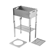 Мангал Helios разборный со столиком и подставкой под казан 2мм, сумка (T-M-S-PK) (произ-во Тонар) Мангал Helios разборный со столиком и подставкой под казан 2мм, сумка (T-M-S-PK) (произ-во Тонар)