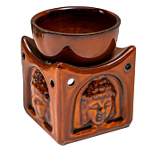  Аромалампа для эфирных масел «Голова Будды на кубе», керамика, 8.4?6.8?6.8 см, МИКС 5465302 