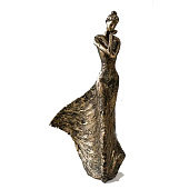 Сувенир Девушка - объятия, 11х7х22 см, полистоун, под бронзу, 9759374 Сувенир Девушка - объятия, 11х7х22 см, полистоун, под бронзу, 9759374