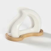 Салфетница BellaTenero, 14х7х10 см, керамика, белая 9916084 Салфетница BellaTenero, 14х7х10 см, керамика, белая 9916084