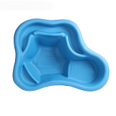 Пруд садовый п/этил. цветной (синий/зеленый) 135л. Пруд садовый п/этил. цветной (синий/зеленый) 135л.