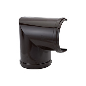 Угловой элемент 90° Docke PREMIUM, Шоколад Ral:8019 Угловой элемент 90° Docke PREMIUM, Шоколад Ral:8019