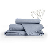 Комплект постельного белья Verossa Indigo 775866, евро, меланж, 4 наволочки, 2515 Комплект постельного белья Verossa Indigo 775866, евро, меланж, 4 наволочки, 2515