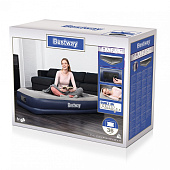  Bestway Матрас надувной Tritech (Twin), 191x97x36см, встроенный электронасос  арт.67723 