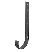 Кронштейн желоба металлический Docke PREMIUM 300мм, Графит Ral:7024 Кронштейн желоба металлический Docke PREMIUM 300мм, Графит Ral:7024